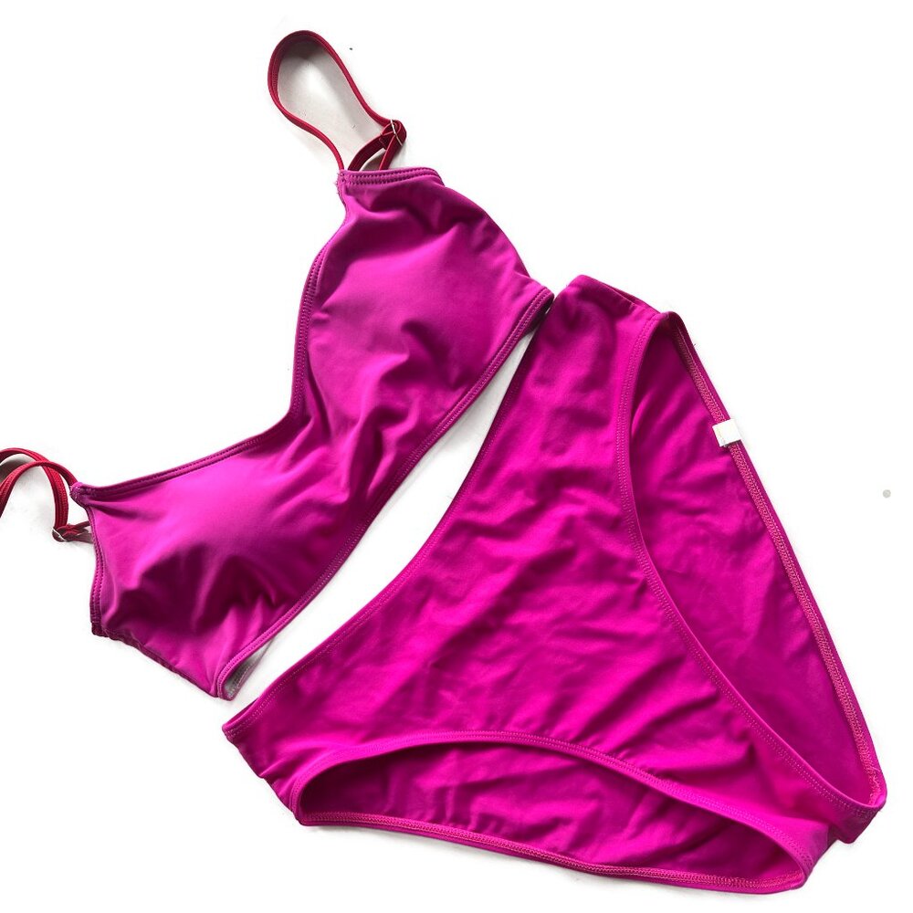 Summersalt Hibiscus voyager top/mid rise bottom